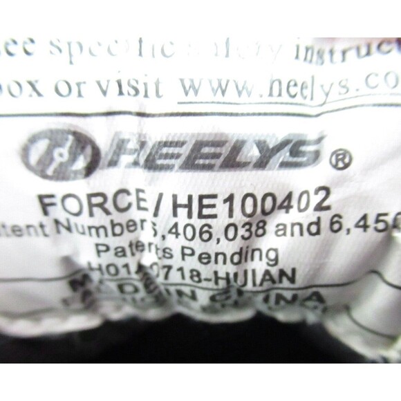 HEELYS Force #HE100402 Skate Shoes Gray Size-3 YTH, Unisex - Picture 8 of 8
